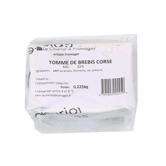 - Le Chariot à fromages, Artisan Fromager - Tomme de Brebis Corse - Lait de brebis pasteurisé