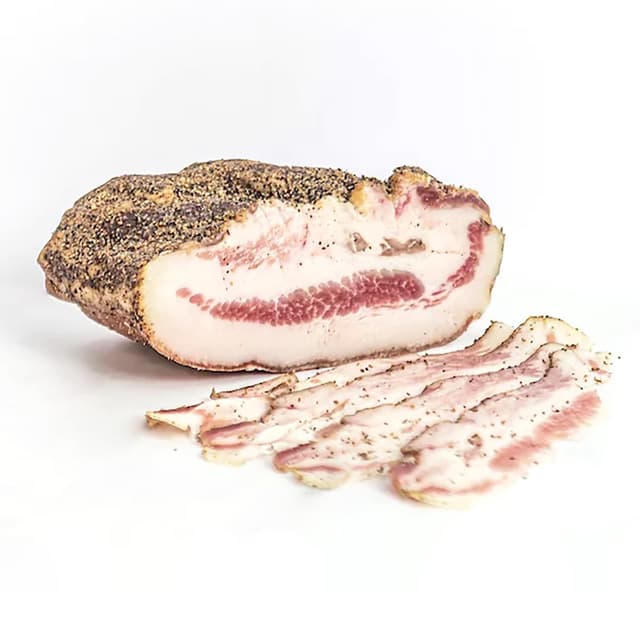 - Le Chariot à fromages, Artisan Fromager - Guanciale Lard en Tranche