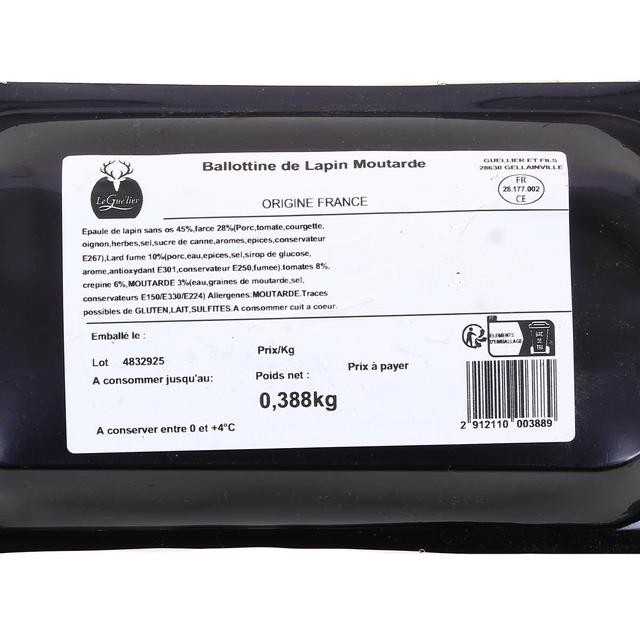 2912110000000 - Leguelier - Ballottine de Lapin à la Moutarde