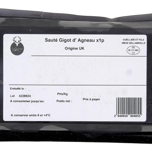 - Leguelier - Sauté Gigot d'Agneau