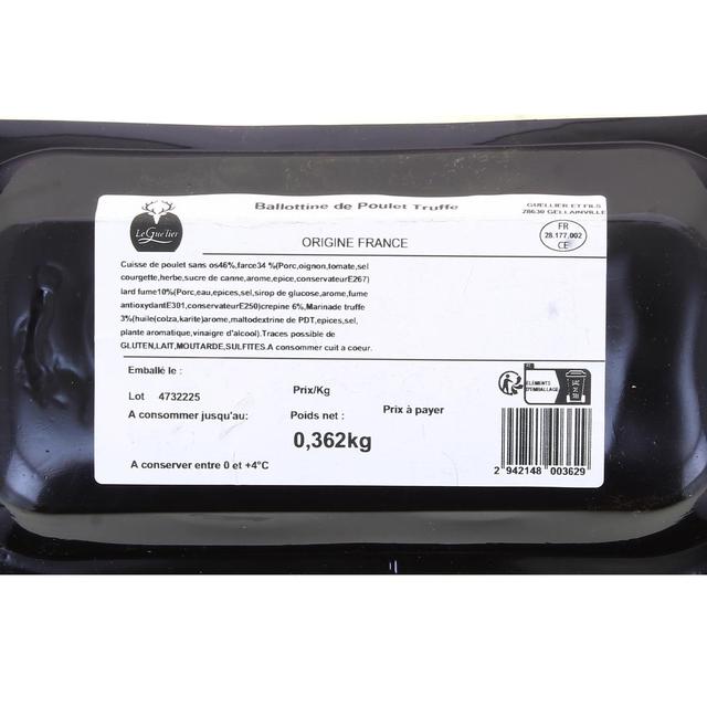 2942148000000 - Leguelier - Ballottines de Poulet à l'huile Truffée