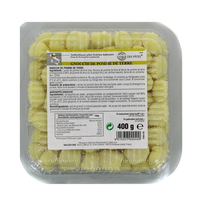 8015057000400 - L'Italie des Pâtes - Gnocchi de Pomme de Terre