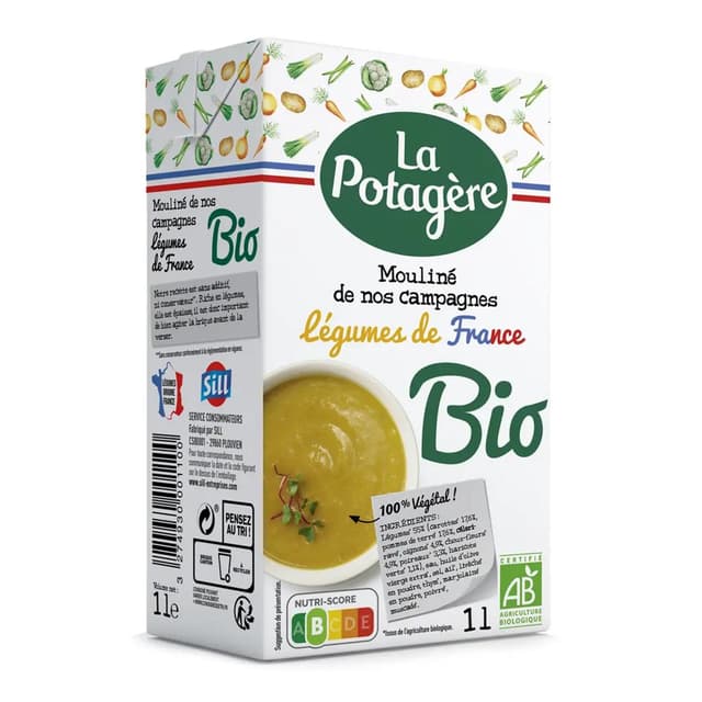 3274930001100 - La Potagère - Mouliné de Légumes de nos Campagnes BIO