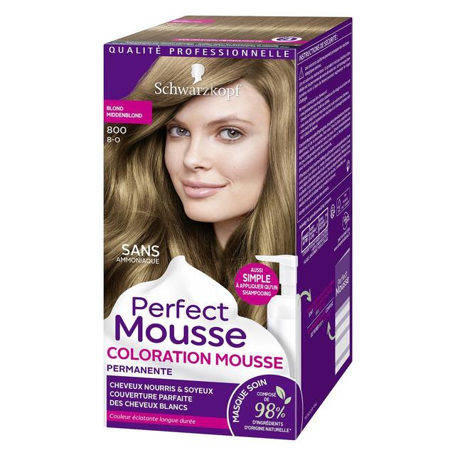 3178041351300 - Perfect Mousse - Coloration Mousse Permanente 800 Blond