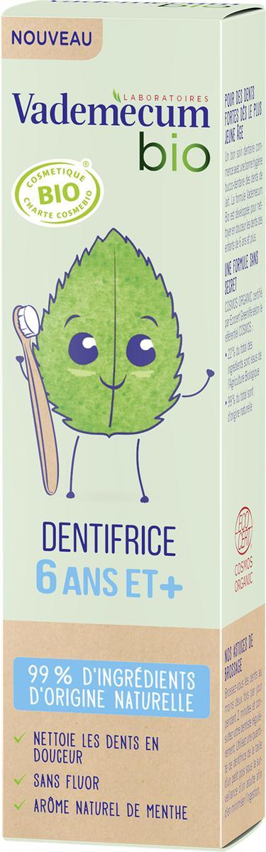 3178041341400 - Vademecum - Dentifrice enfant junior 6 ans et plus - goût à la menthe