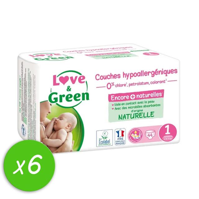 2050000382000 - Love & Green - Couches écologiques T1- 2 - 5kg