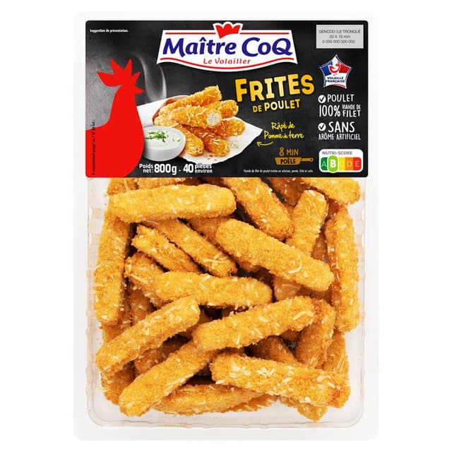 3230890012600 - Maître Coq - Frites de poulet