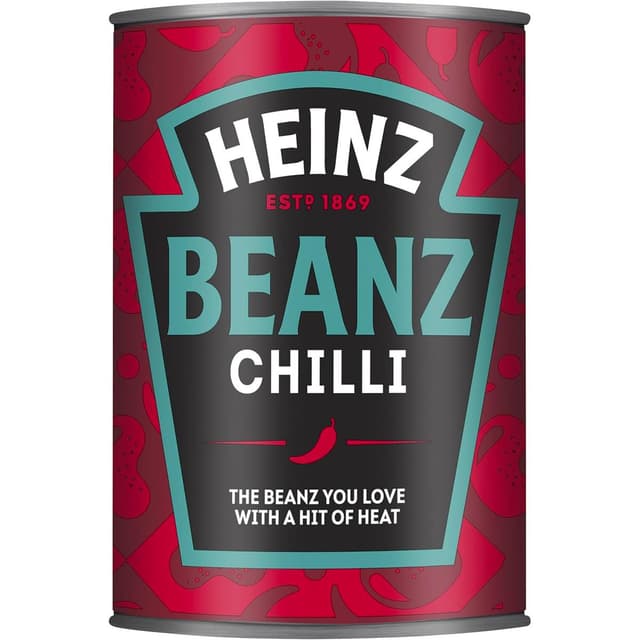 5000157072900 - Heinz - Haricots blancs cuisinés à la sauce tomate et à la sauce pimentée - Baked beans tomato and chilli en conserve