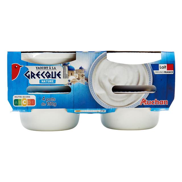3596710461004 - Auchan - Yaourt à la grecque nature