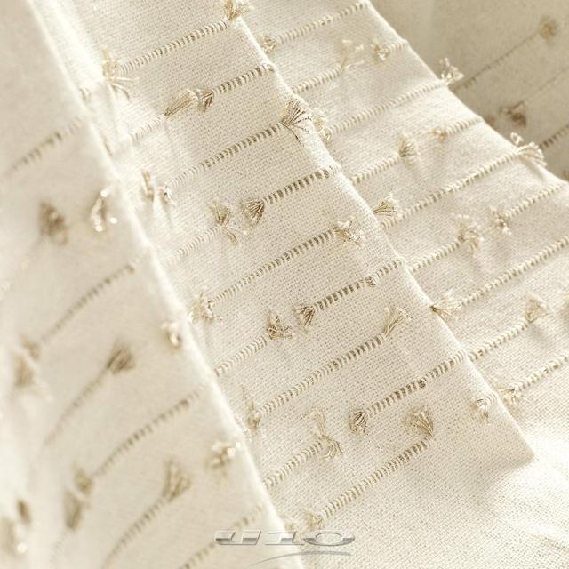 3574386093200 - Douceur D Interieur - Plaid à franges Golden Sunset en coton