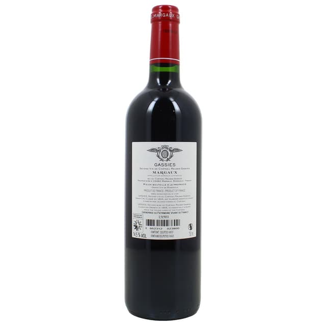 3662312023800 - Margaux AOC - Gassies
