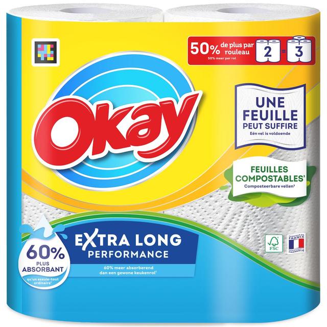 3133200044400 - Okay - Essuie-tout blanc