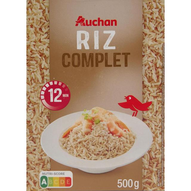 3596710396900 - Auchan - Riz complet cuisson rapide prêt en 10 min