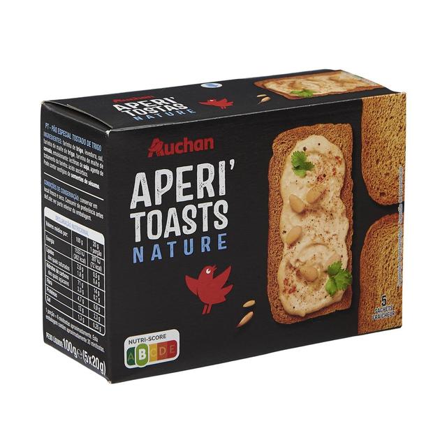 3596710427000 - Auchan - Apéritif toasts nature