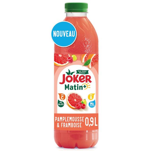 3123349017700 - Joker - Matin+ Pamplemousse framboise, sans sucre ajoutés