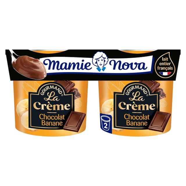3456776728100 - Mamie Nova - Gourmand Crème Chocolat Banane