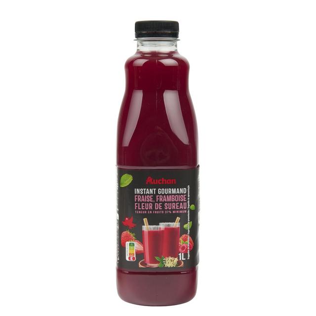 3596710528400 - Auchan - Nectar fraise framboise et fleur de sureau