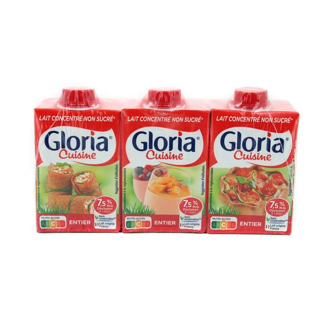 3033710068500 - Gloria - Lait concentré non sucré cuisine 7,5% de matière grasse