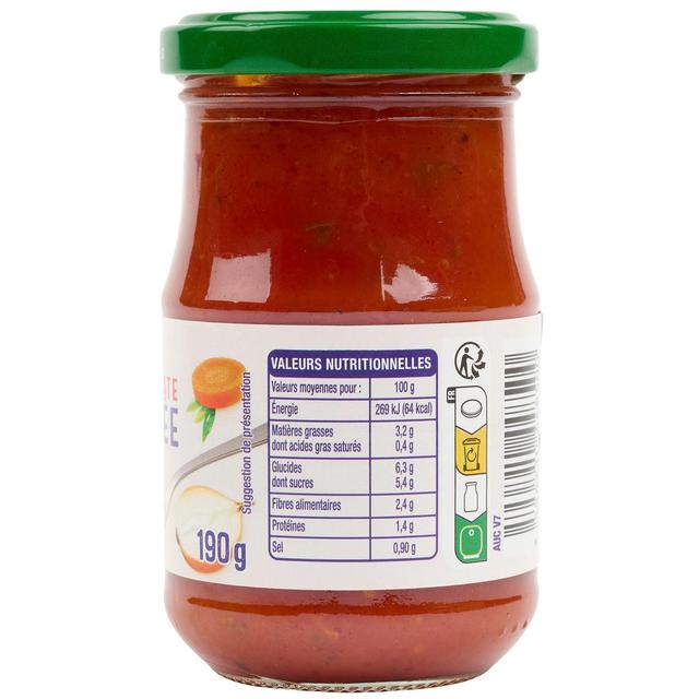 3596710448500 - Auchan - Sauce tomate cuisinée origine France en bocal