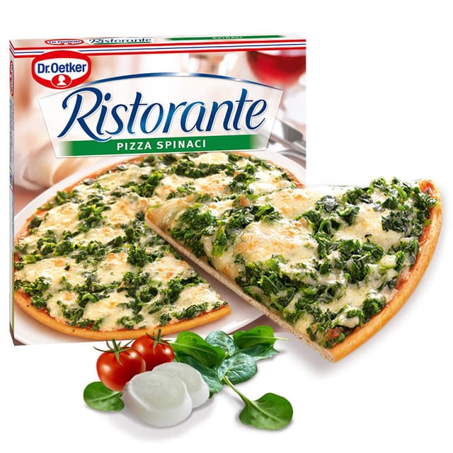 4001724819400 - Dr.Oetker - Ristorante - Pizza spinaci- Épinard, tomate et fromage