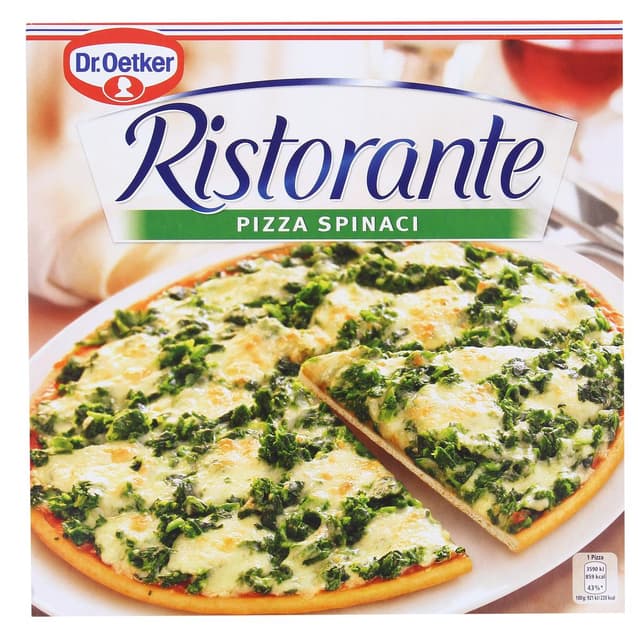 4001724819400 - Dr.Oetker - Ristorante - Pizza spinaci- Épinard, tomate et fromage