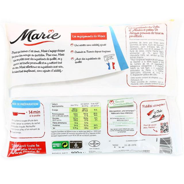 3248830720201 - Marie - Colin d'Alaska et petites Saint Jacques, pommes de terre en persillade