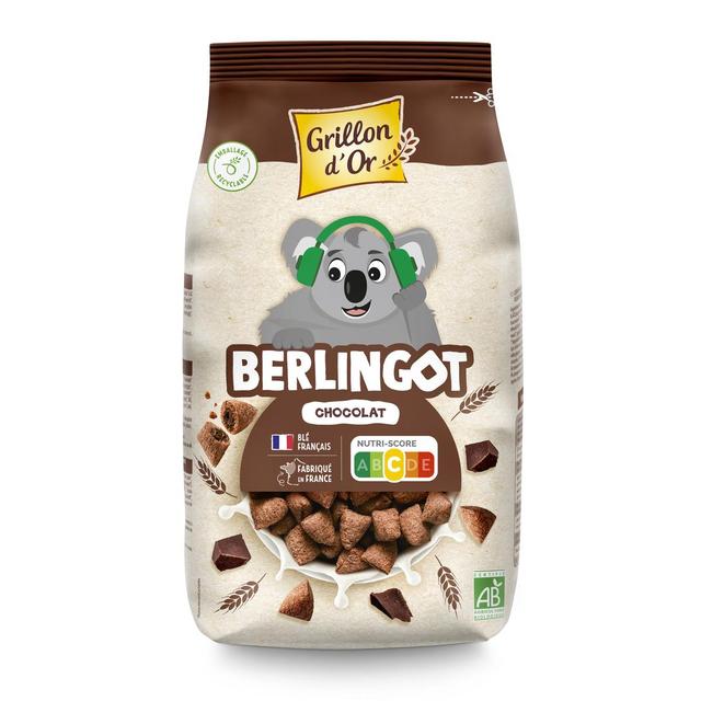 3421557920301 - Grillon Or - Céréales Berlingots au Chocolat BIO