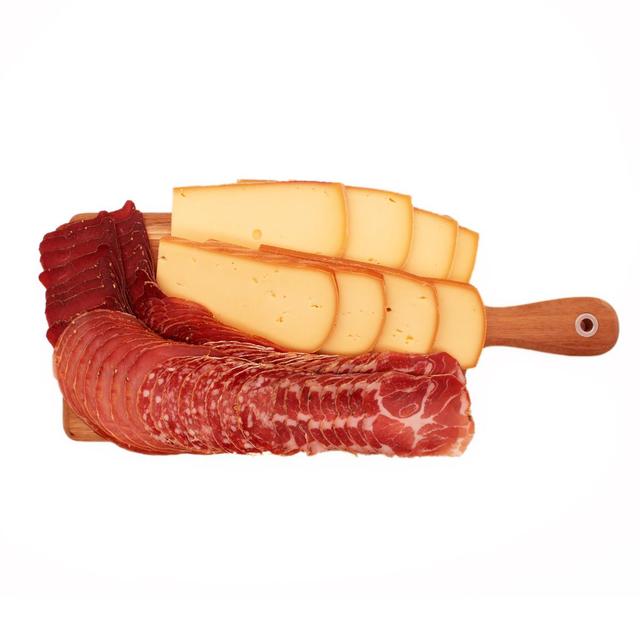 3760364480401 - Le Chariot à fromages, Artisan Fromager - Kit Raclette Complet Artisanal Mixte, Fromage + Charcuterie - Lait de vache cru