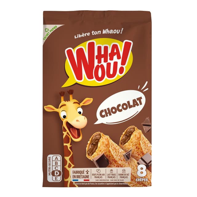 3322680010801 - Whaou - 8 Crêpes au chocolat