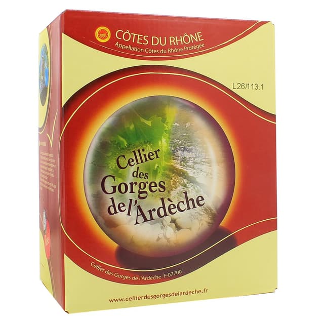 3760181040901 - Côtes du Rhône Rosé AOC - Cellier des gorges de l''Ardèche 13.5°