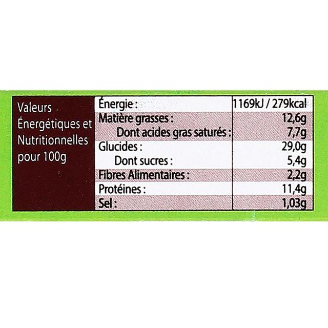 3424600001101 - La Pizza De Manosque - Pizza Bio Chèvre Miel base crème cuite au feu de bois de chêne et de hêtre