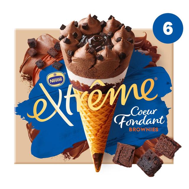 3274664141301 - Extrême - Cônes glacés Coeur fondant Brownie