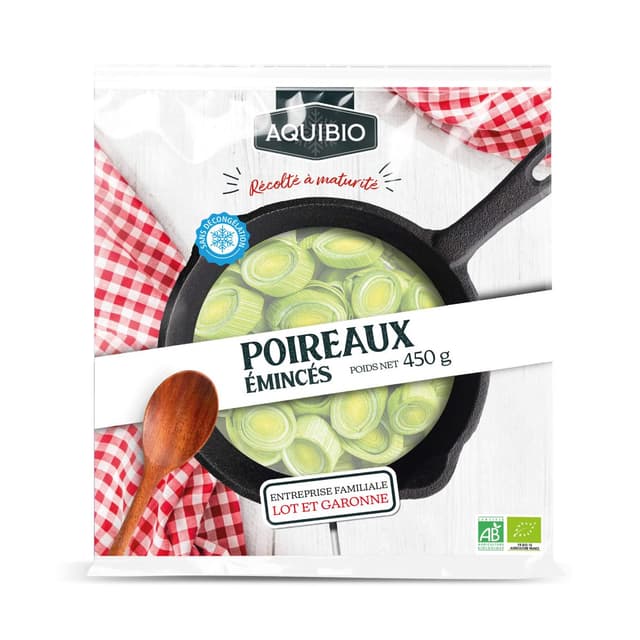 3516459202201 - Aquibio - Poireaux découpés bio