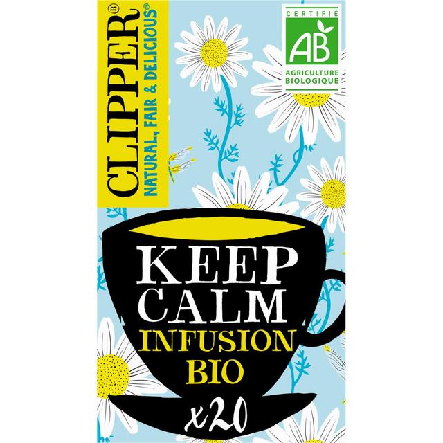 5021991942501 - Clipper - Infusion Keep Calm Camomille Honeybush Cannelle Bio - 20 sachets