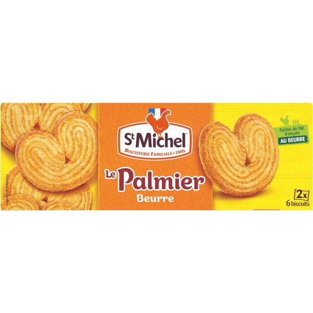 3178530412901 - St Michel - Palmier au beurre fin et croustillant 2x6
