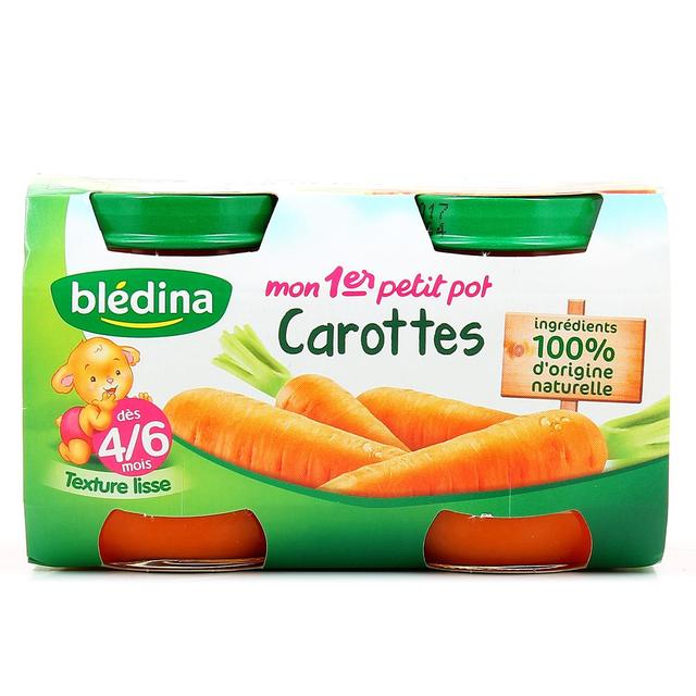 3041091023001 - Blédina - Mon 1er petit pot carottes dès 4/6 mois