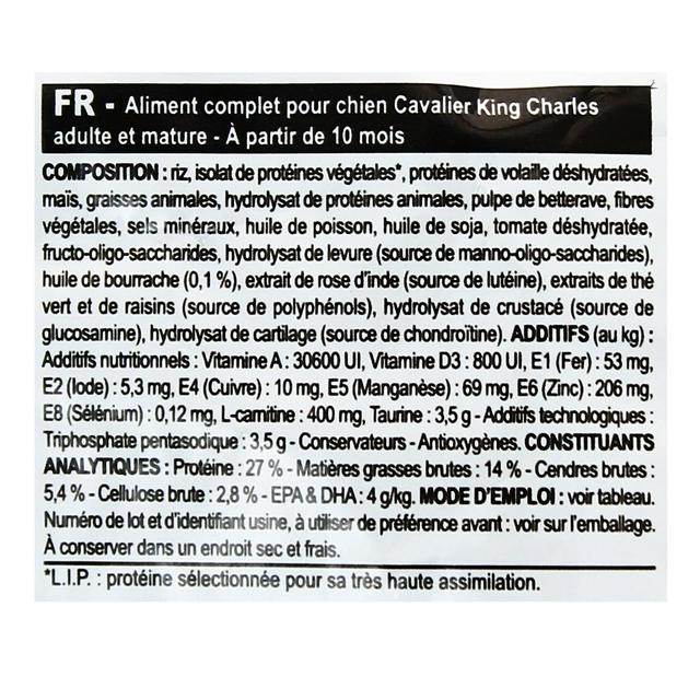 3182550743501 - Royal Canin - Croquettes sur mesure Santé Cardiaque pour Chien Cavalier King Charles Adulte