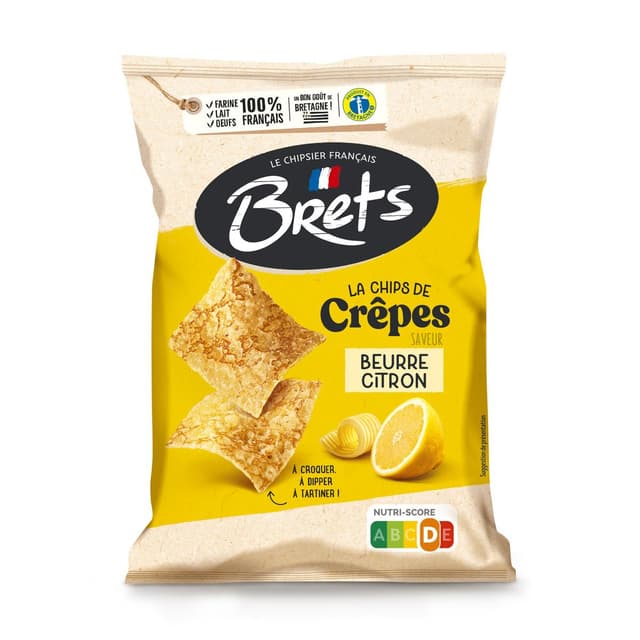 3497917004301 - Bret's - Chips de Crêpe Saveur Beurre Citron