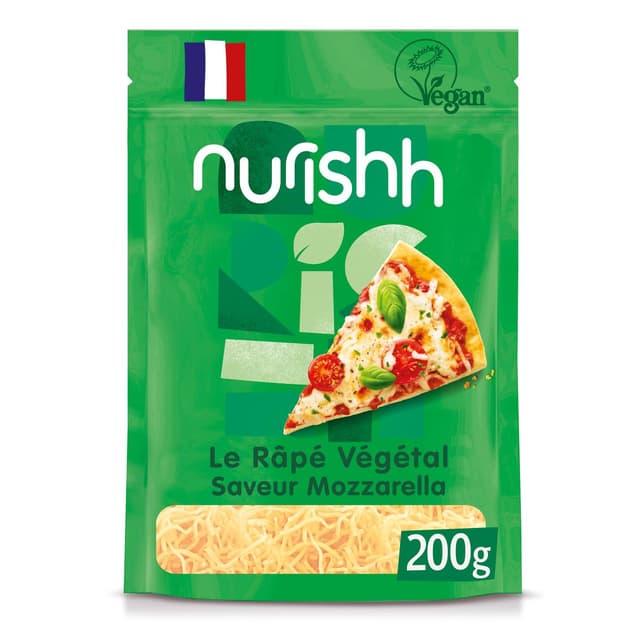 3073781155501 - Nurishh - Râpé Végétal Saveur Mozarella