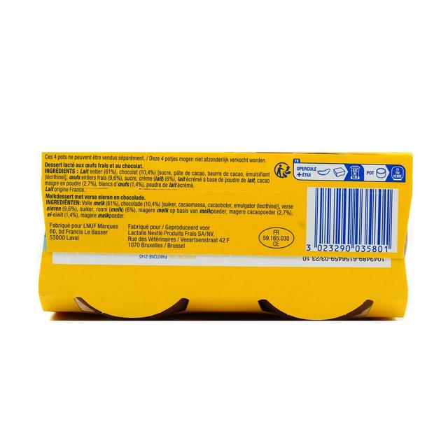 3023290035801 - La laitière - Petit Pot de Crème au Chocolat