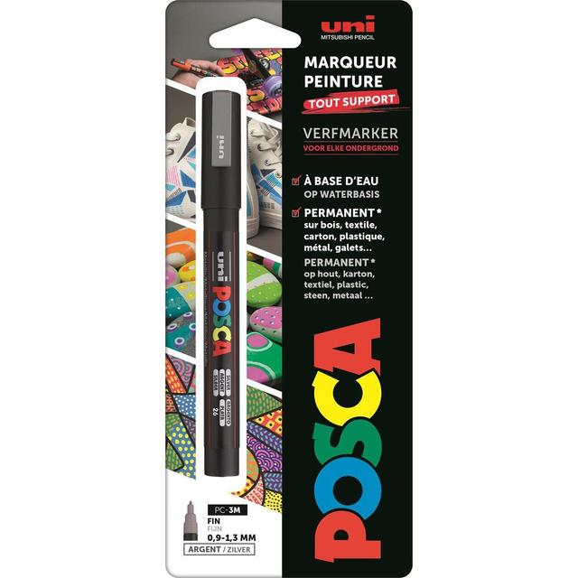 3296280046310 - Uni Posca - Marqueur Pointe fine Argent