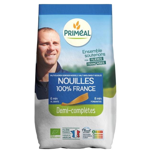 3380390188401 - Priméal - Nouilles 1/2 complet, bio