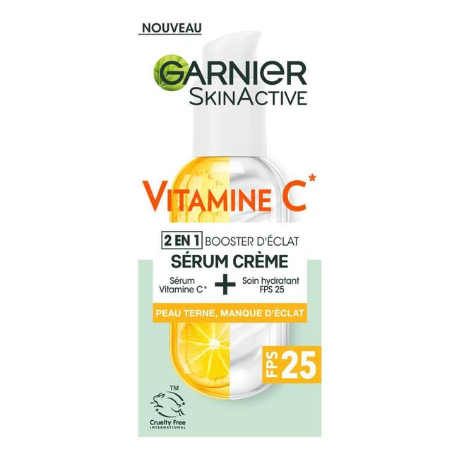 3600542449601 - Garnier - Sérum Crème Vitamine C 2en1 Booster d'éclat