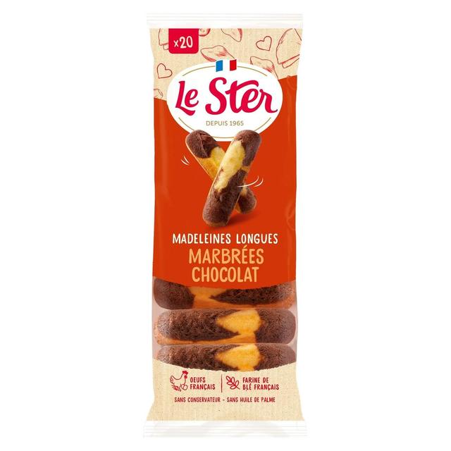 3252755250002 - Le Ster - Madeleines Longues Marbré Chocolat