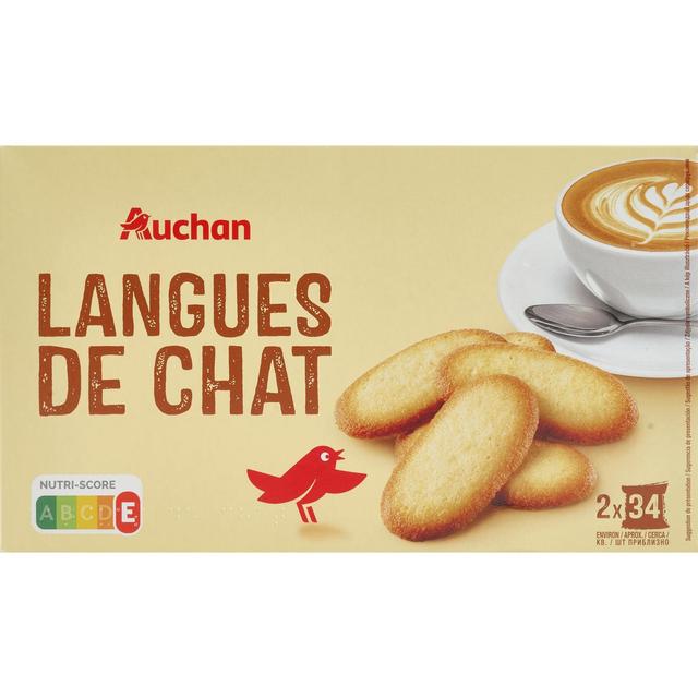 3254560041202 - Auchan - Langues de chat dégustation