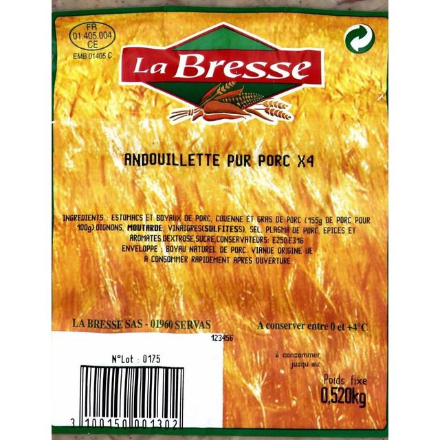 3100150001302 - La Bresse - Andouillette Pur Porc