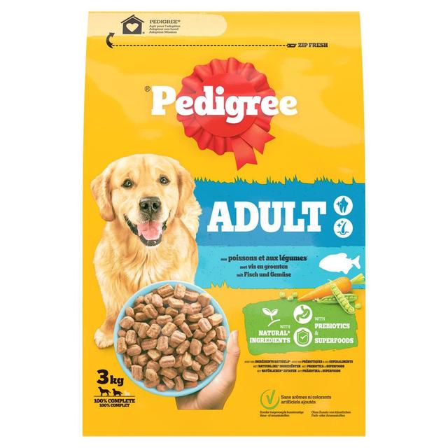 4008429161902 - Pedigree - Croquettes Poissons Légumes pour chien moyen et grand