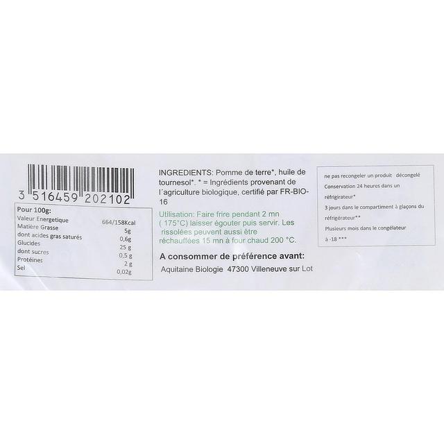 3516459202102 - Aquibio - Pommes de terre rissolées bio