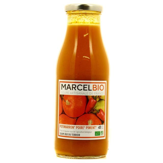 3700749302102 - Marcel Bio - Soupe Potimarron, poire & piment BIO