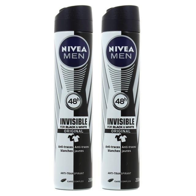 2050000342202 - Nivea Men - Déodorant spray invisible for black & white power